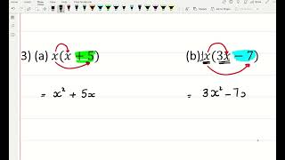 Expanding Single Brackets amp Simplifying Video 1 [upl. by Eelreveb766]