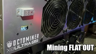 Crypto Mining FLAT OUT  Feels Good To be GPU Mining AGAIN [upl. by Octavia]