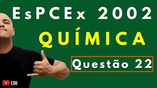 EsPCEx 2002  Tema NOMENCLATURA ÉTER  Questão 22 Química [upl. by Acacia]