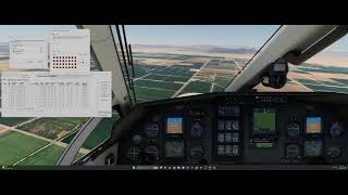 SWS PC12 Flight Control Test [upl. by Guidotti]