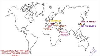 EM WORLD HISTORY MAP E M 10th SOCIAL SCIENCE [upl. by Notsua401]