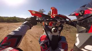 2017 KTM 250 XC W SoCal Single Track amp Enduro [upl. by Ierdna]