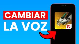 Cómo Cambiar la Voz en Free Fire ✅ 2024 [upl. by Hamal]