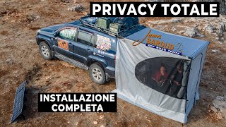 TENDALINO JAMES BAROUD  CHIUSURE LATERALI  Installazione Recensione Apertura Parte 2 [upl. by Burner368]