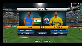 2nd T20 India Vs Australia Full Match Highlights World Cricket Championship 2 Gameplay [upl. by Shirberg99]