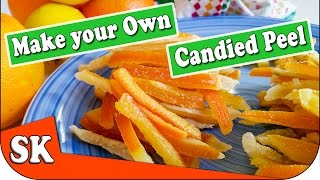 HOW TO MAKE CANDIED PEEL  HOME MADE [upl. by Yanarp420]