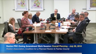 Reston PRC Zoning Ordinance Amendment  Work Session Overall Planning [upl. by Joellen]