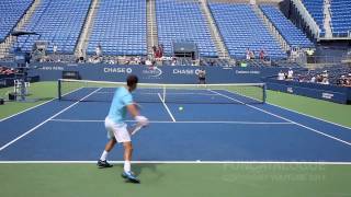 Grigor Dimitrov Practice US Open 2014 12 [upl. by Fremont]