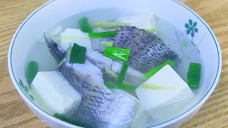 RESEP SUP IKAN TAHU PUTIH YANG ENAK DAN BERGIZI TINGGI [upl. by Adialeda]