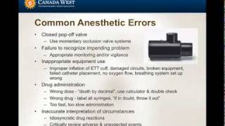 The Unexpected in Anesthesia  Complications and other Misadventures  part 1 [upl. by Ornstead]