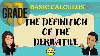 THE DEFINITION OF THE DERIVATIVE  BASIC CALCULUS [upl. by Odette]