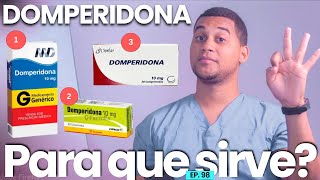 DOMPERIDONA PARA QUE SIRVE  3 COSAS [upl. by Pegeen]