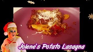 Cheesy Potato Lasagna  Day 8 Trailer Park Christmas [upl. by Kreda]