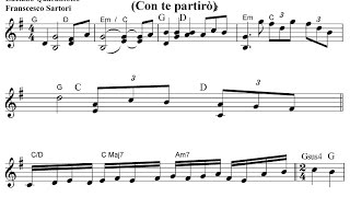 POR TI VOLARÉ PARTITURA Versión de Daniella Mass RICAMÚSICA [upl. by Dowling]