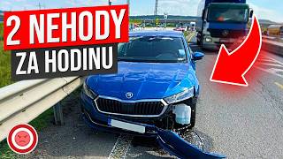 Dvě NEHODY Během Jedné Hodiny Nehoda s Policií [upl. by Lynnea]