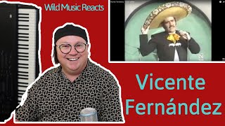 Reaction to Vicente Fernández singing Volver Volver Return Return live [upl. by Swerdna]