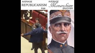 Average Republican fan vs Average monarch enjoyer [upl. by Tawnya]