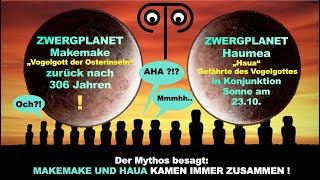 Haumea Zwergplanet in Konjunktion mit der Sonne Makemake und Haua gab es laut Mythos nie allein [upl. by Werdna]