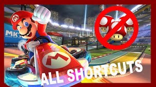 All 200cc Mario Kart 8 Deluxe Shortcuts No Mushrooms [upl. by Marriott317]