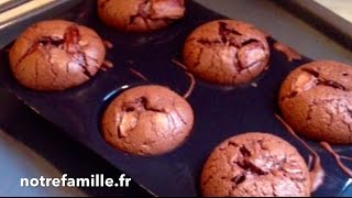 Recette fondant au chocolat pour les enfants  Les Ptites Recettes [upl. by Vincenty]