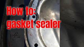 is this how to use gasket sealer [upl. by Capps]