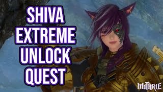 FFXIV 24 0437 Shiva Extreme Unlock Quest [upl. by Lyrej]