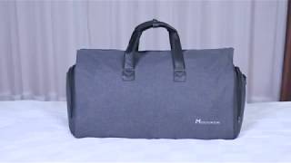 Convertible Garment Bag with Shoulder Strap Modoker Carry on Garment Duffel Bag [upl. by Andrel]