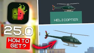 HOW TO GET A NEW WORKING HELICOPTER From The Voting in Melon Playground [upl. by Akihsay]