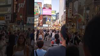 Shibuya Crossing in Tokyo is the busiest pedestrian intersection in the world [upl. by Sheryle]