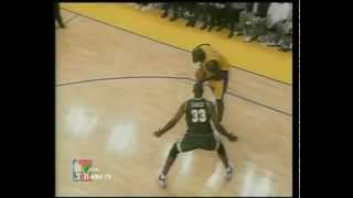 Shaq crossover and dunk on Jerome James [upl. by Jessee54]