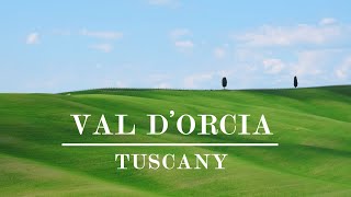 TUSCANY Val DOrcia  Pienza Montepulciano Montalcino 4K scenic travel [upl. by Morocco170]