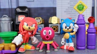 Jakks Pacific 25quot Sonic Oil Ocean Quest Diorama Review [upl. by Akirahs]