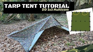 Ultimate TARP TENT Tutorial  VERY EASY [upl. by Ramiah]