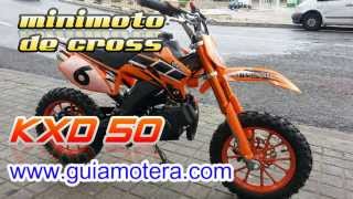 Minimoto Cross Minicross KXD 50 [upl. by Evetta731]