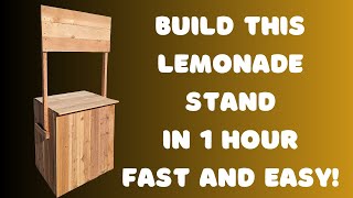 How To Build A Lemonade Stand  Fast And Easy [upl. by Antonina219]