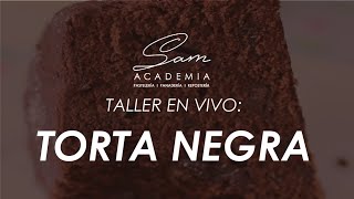 Taller en vivo  TORTA NEGRA  ¿Cómo hacer una torta negra [upl. by Nnylarej329]