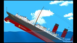 Sinking the ship RMS Mauretania in Floating Sandbox simulator  Part 4 [upl. by Swane168]