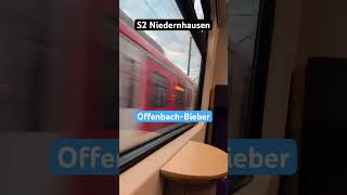 OffenbachBieber Abfahrt RB423S2➡️Niedernhausen sbahn shorts [upl. by Ejrog]