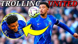 Sancho LOVES Chelsea And MOCKS Man United  Highlights [upl. by Herrle]