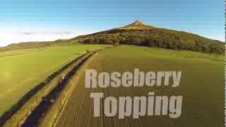 Roseberry topping  Aerial Footage [upl. by Anaugal]