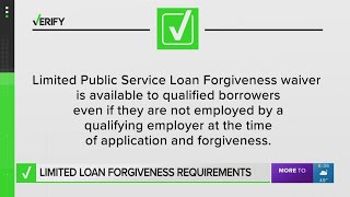 Yes the Limited Public Service Loan Forgiveness waiver is available to people not currently working [upl. by Racklin]