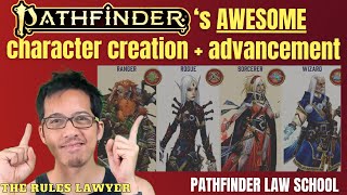 Pathfinder 2es AWESOME character creation  advancement Rules Lawyer [upl. by Esinnej]