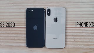 Apple iPhone SE 2020 vs iPhone XS  SPEED TEST [upl. by Eunice]