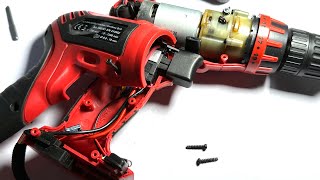 Westfalia 18v Cordless Drill Disassembly [upl. by Okorih]