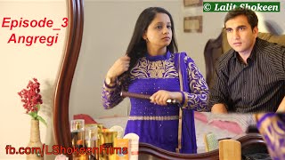 Haryanvi Husband Punjabi Wife  Episode3  Angreji [upl. by Resor721]