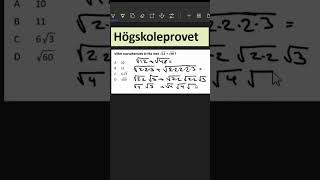 Högskoleprovet utbildning matematik matte enkelt studera skola tips tricks högskoleprovet [upl. by Alair143]