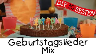 GeburtstagsliederMix  Kinderlieder zum Mitsingen und Bewegen [upl. by Ahsinac]