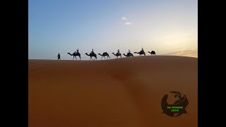 Merzouga Morocco Erg Chebbi Desert Dunes Camel Rides amp Overnight Desert Camp from عرق الشبي [upl. by End557]