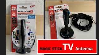 Magic Stick HDTV Antenna As Seen on TV  TV Antenna Review [upl. by Reppiks]