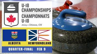 Curling Canada U18 Championships  Draw 17 [upl. by Philips]